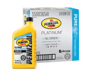 Pennzoil Platinum 0W20 Case
